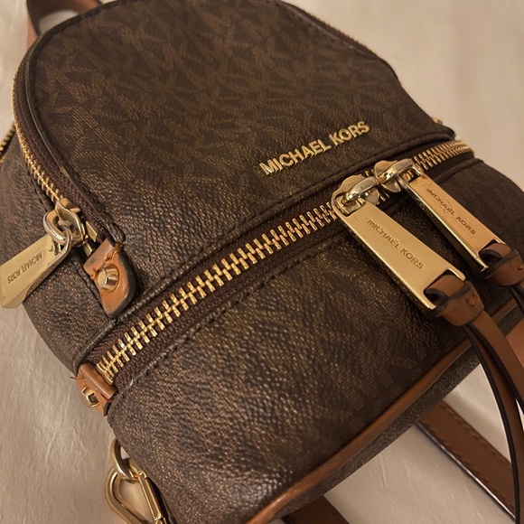 Michael Kors Rhea Mini Logo Backpack - Picture 3 of 9